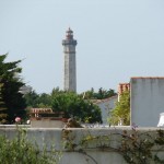 Vue sur le phare des baleines